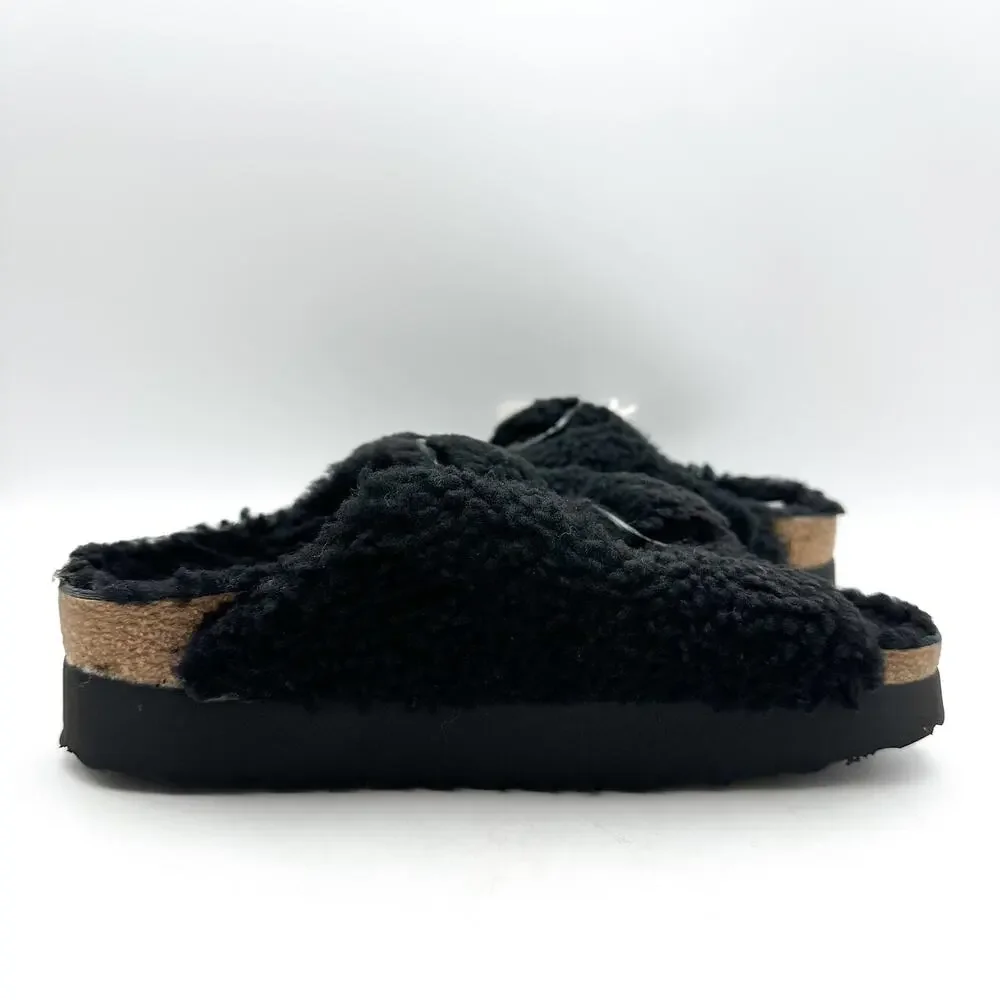 Birkenstock Papillio Womens Arizona Big Buckle Sandals EU 36 US 5 Black NWT